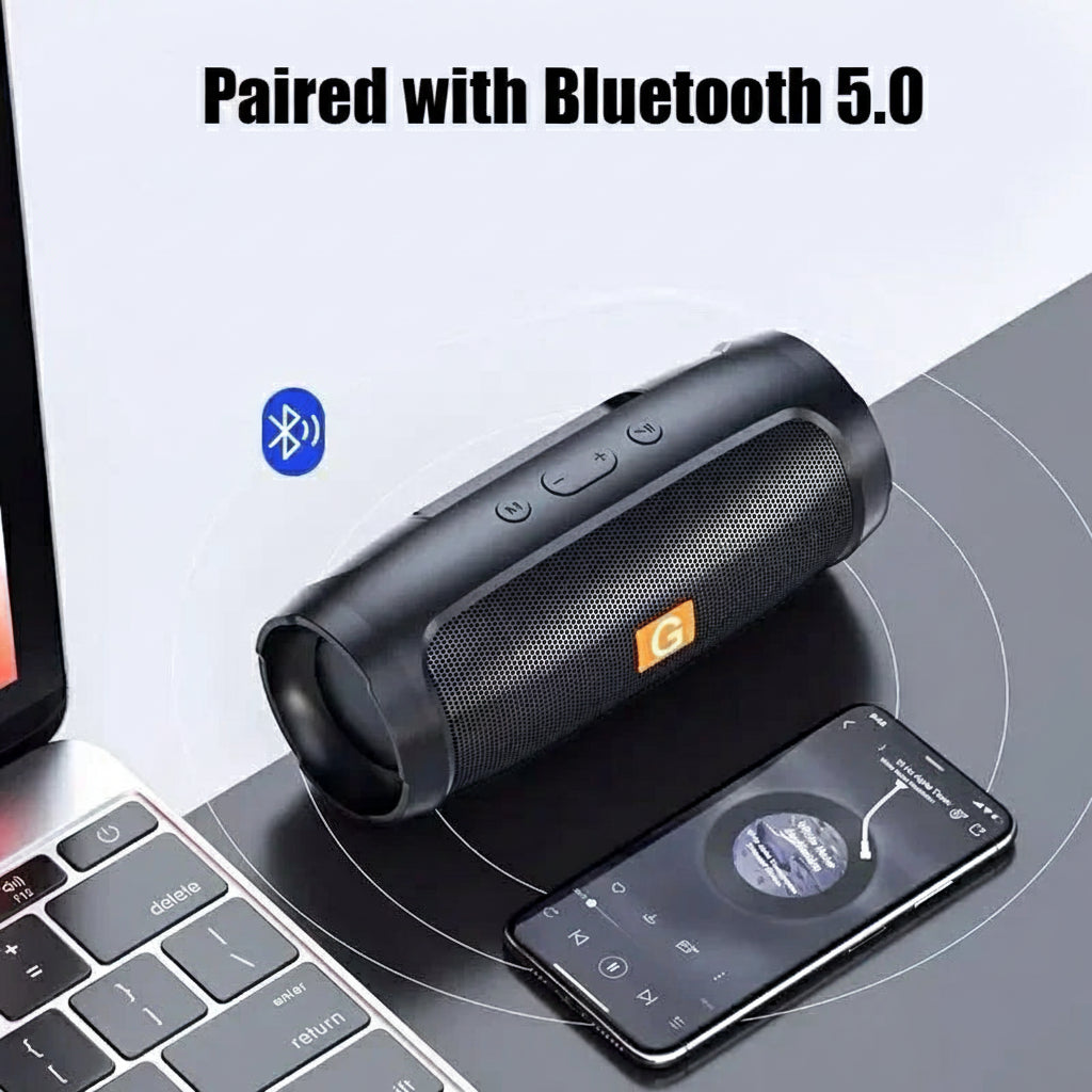 MusicBoomer™ - Portable Subwoofer Speaker with 8-Hours Battery Life