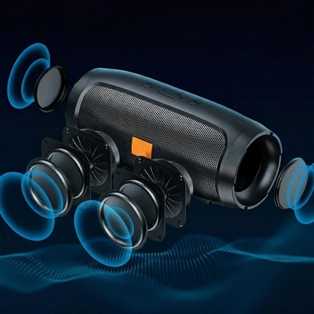 MusicBoomer™ - Portable Subwoofer Speaker with 8-Hours Battery Life